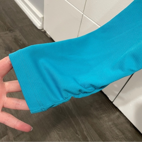 Under Armour Blue and Green 1/2 Zip Jacket - Picture 5 of 11